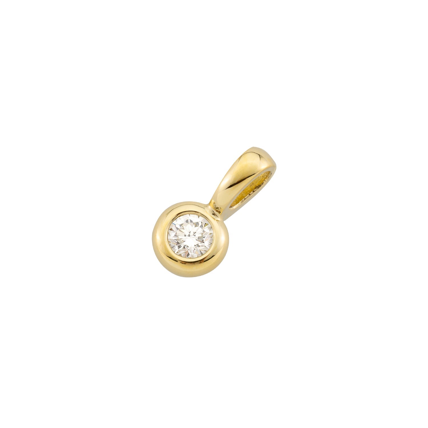 Anhänger Larina in Gelbgold 18 Karat (750) mit Lab-Grown-Diamant