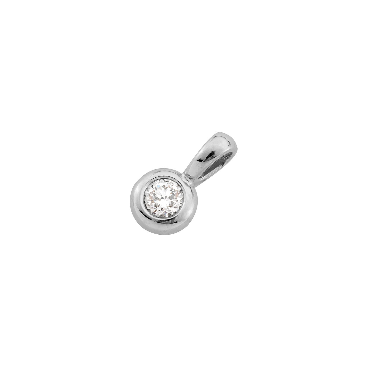Anhänger Larina in Platin (950) mit 0,25 ct Brillant
