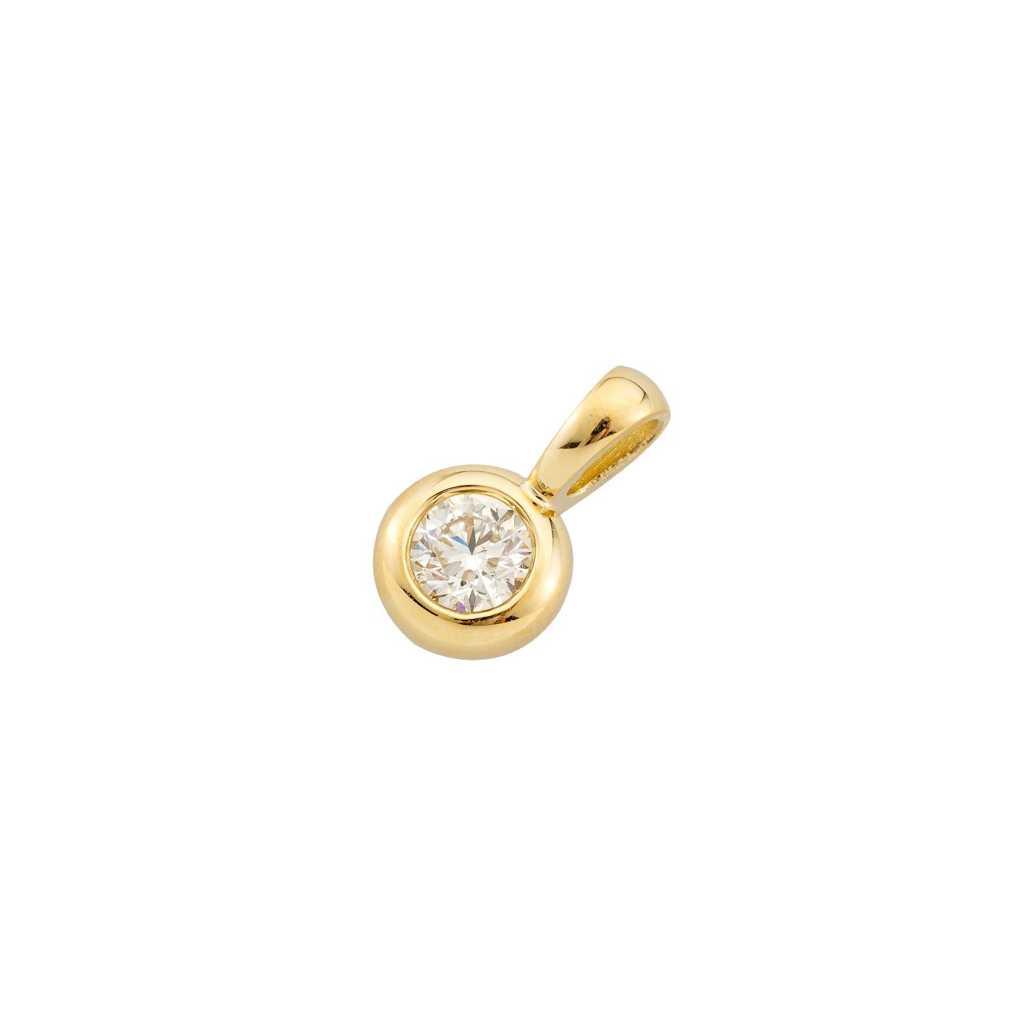 Anhänger Larina in Platin (950) mit 0,40 ct Brillant