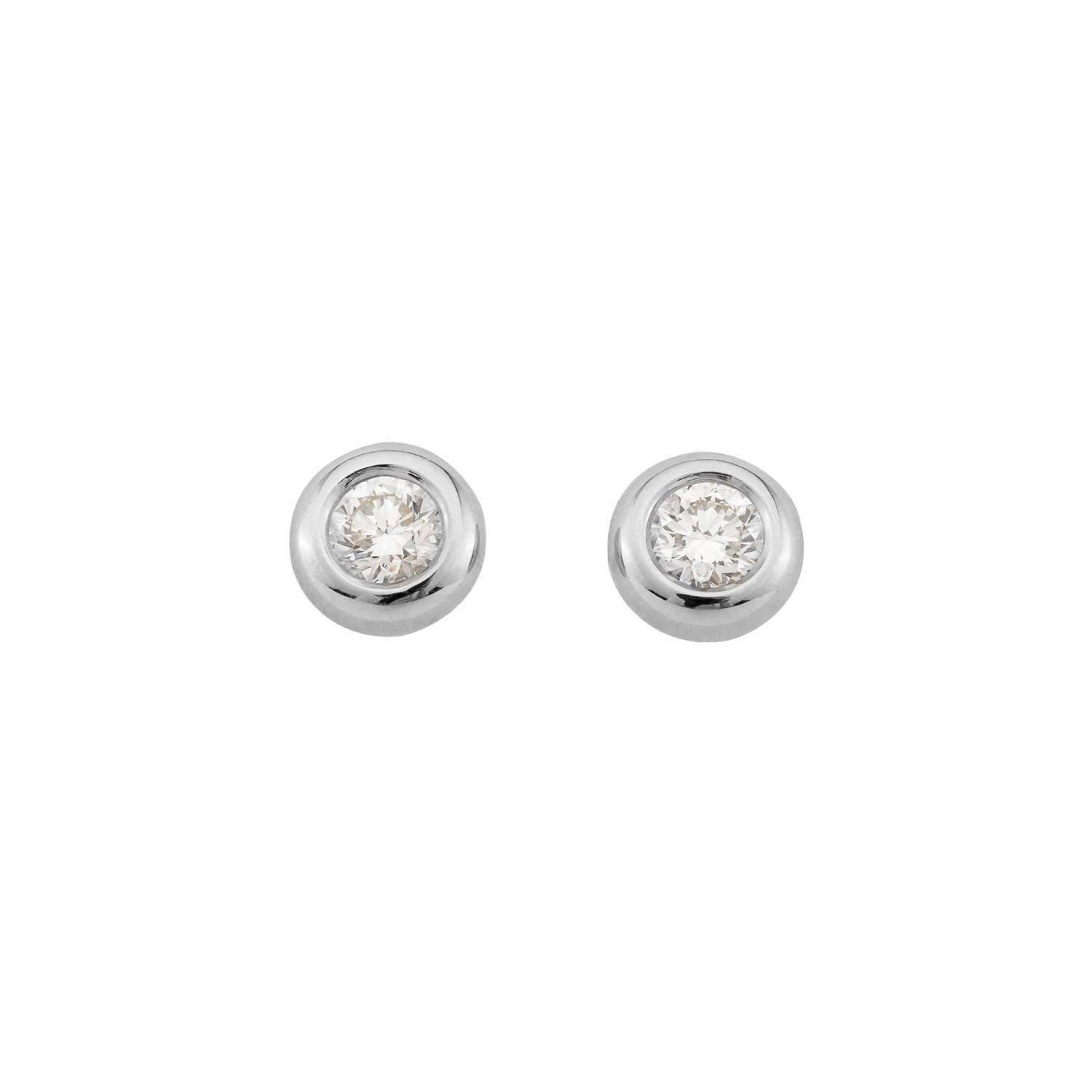 Ohrstecker Larina in Platin (950) mit 0,25 ct Brillant