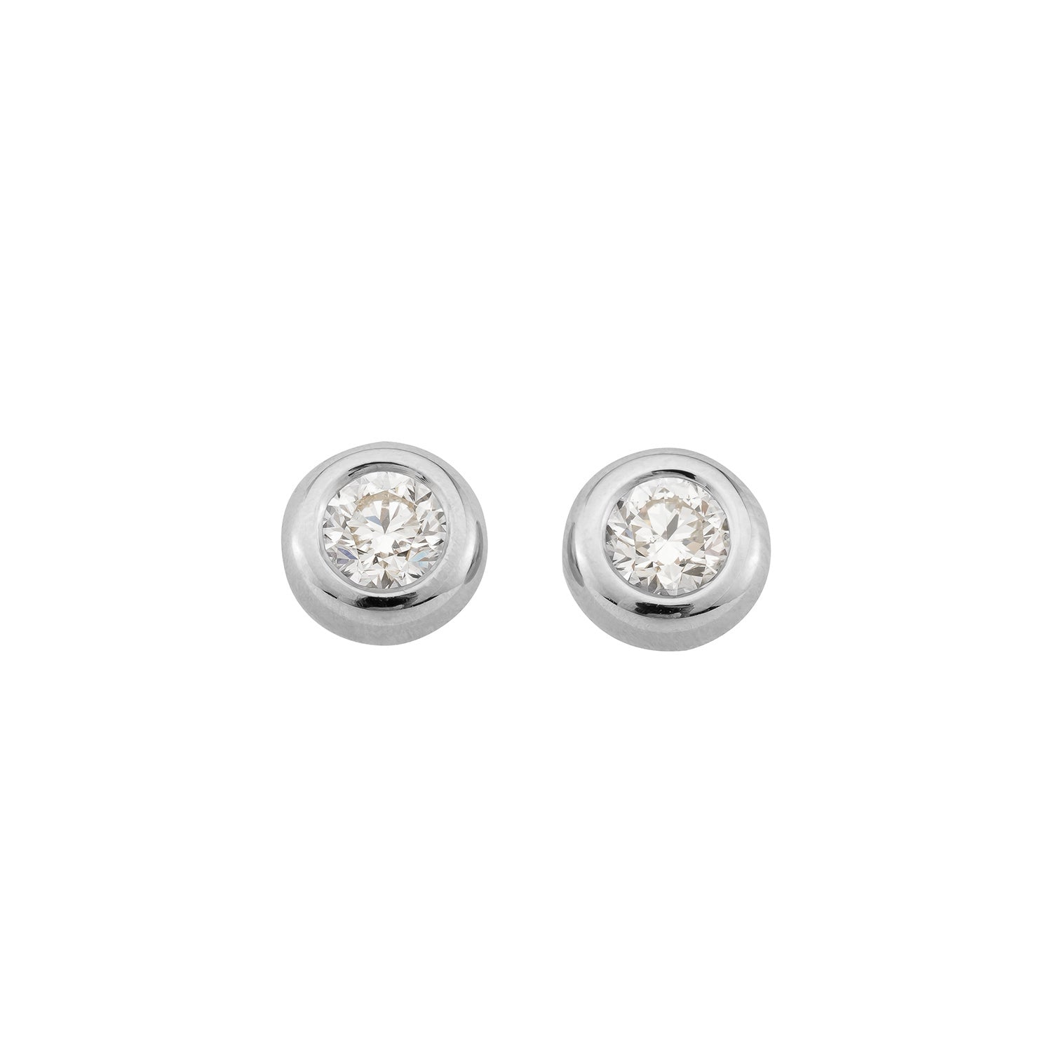 Ohrstecker Larina in Weißgold 14 Karat (585) mit 0,40 ct Lab-Grown-Diamant