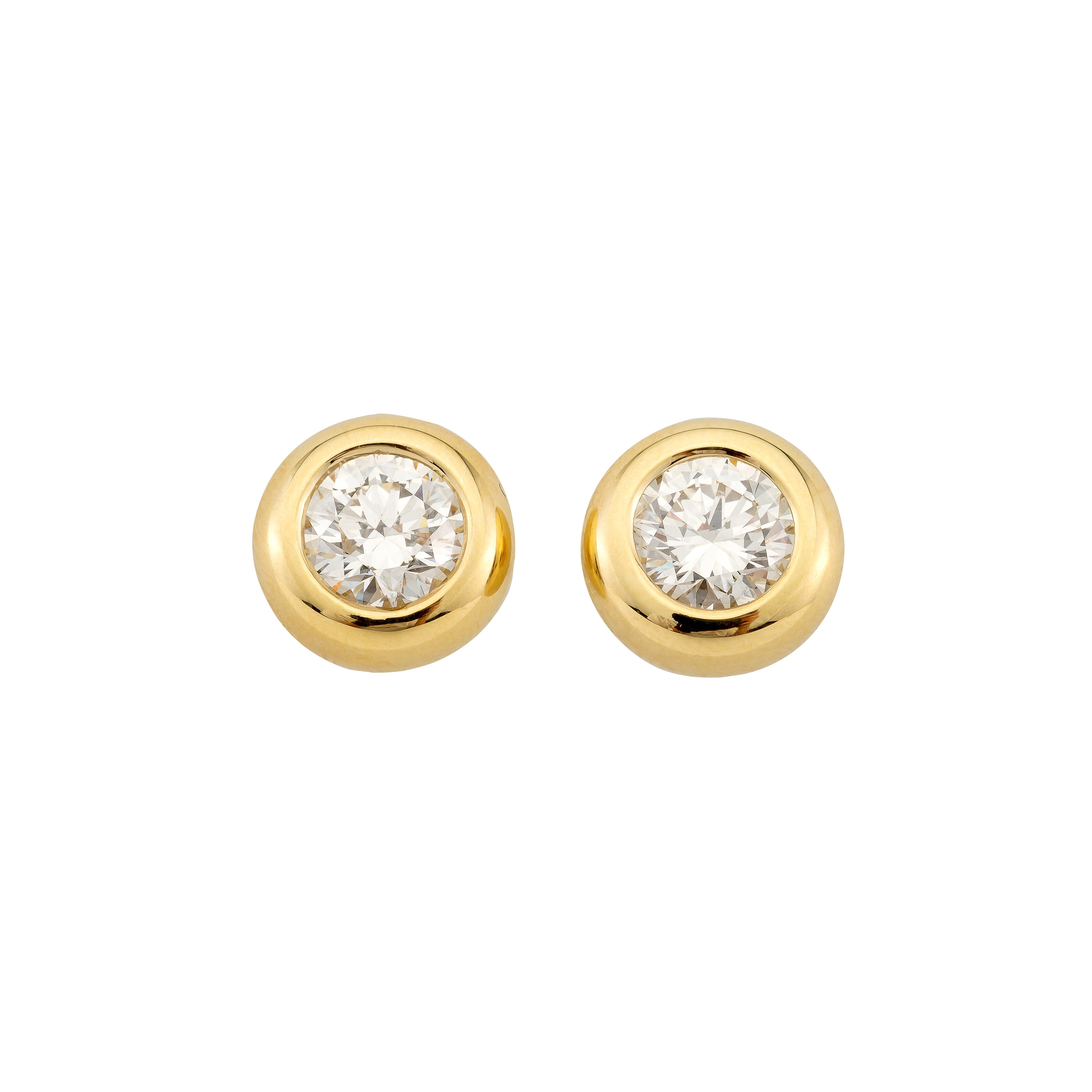 Ohrstecker Larina in Gelbgold 18 Karat (750)