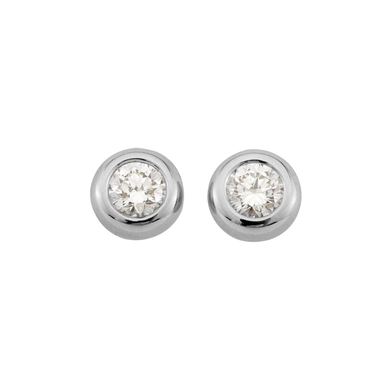 Ohrstecker Larina in Platin (950) mit Lab-Grown-Diamant