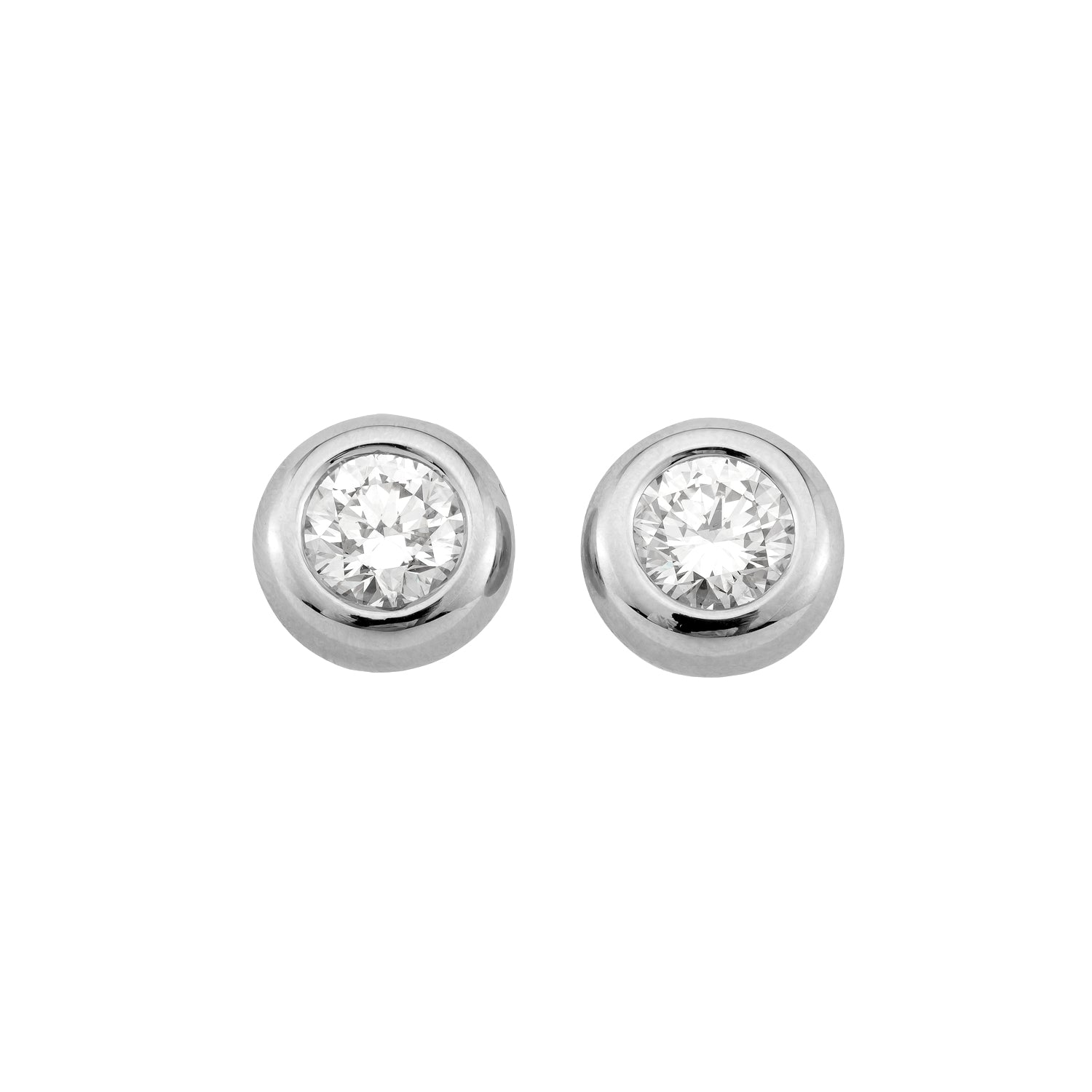 Solitaire earrings