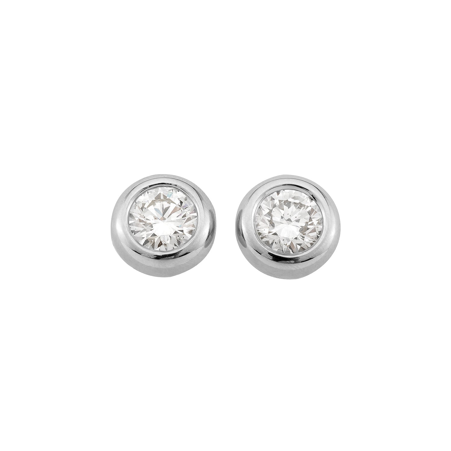 Ohrstecker Larina in Platin (950)