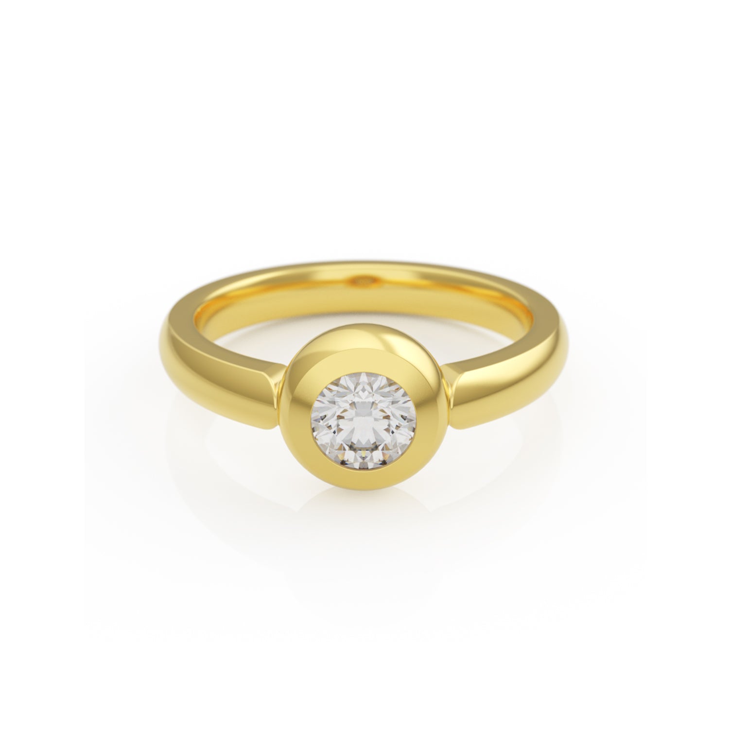 Verlobungsring Larina in Gelbgold 18 Karat (750)