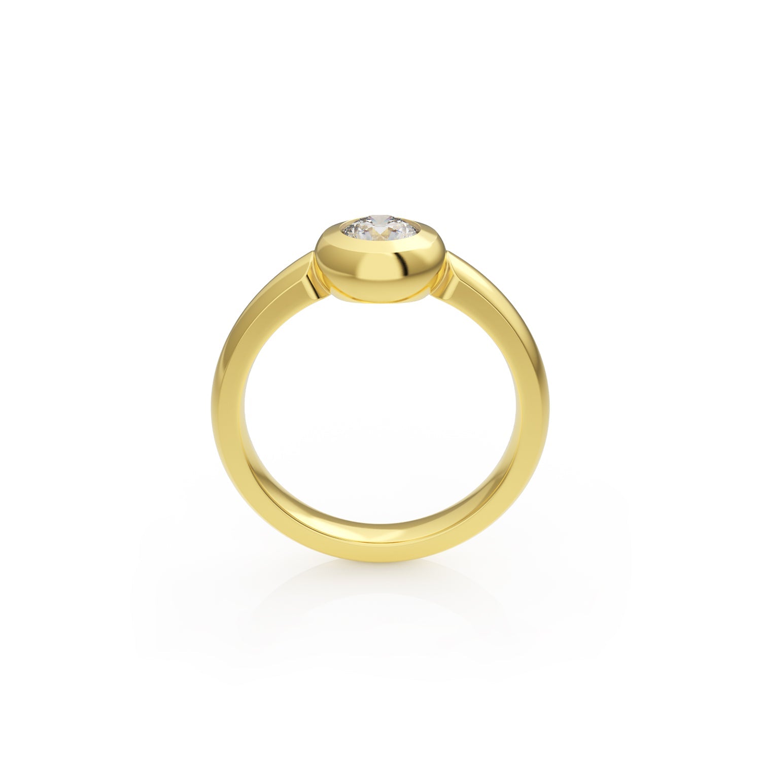 Verlobungsring Larina in Gelbgold 14 Karat (585)