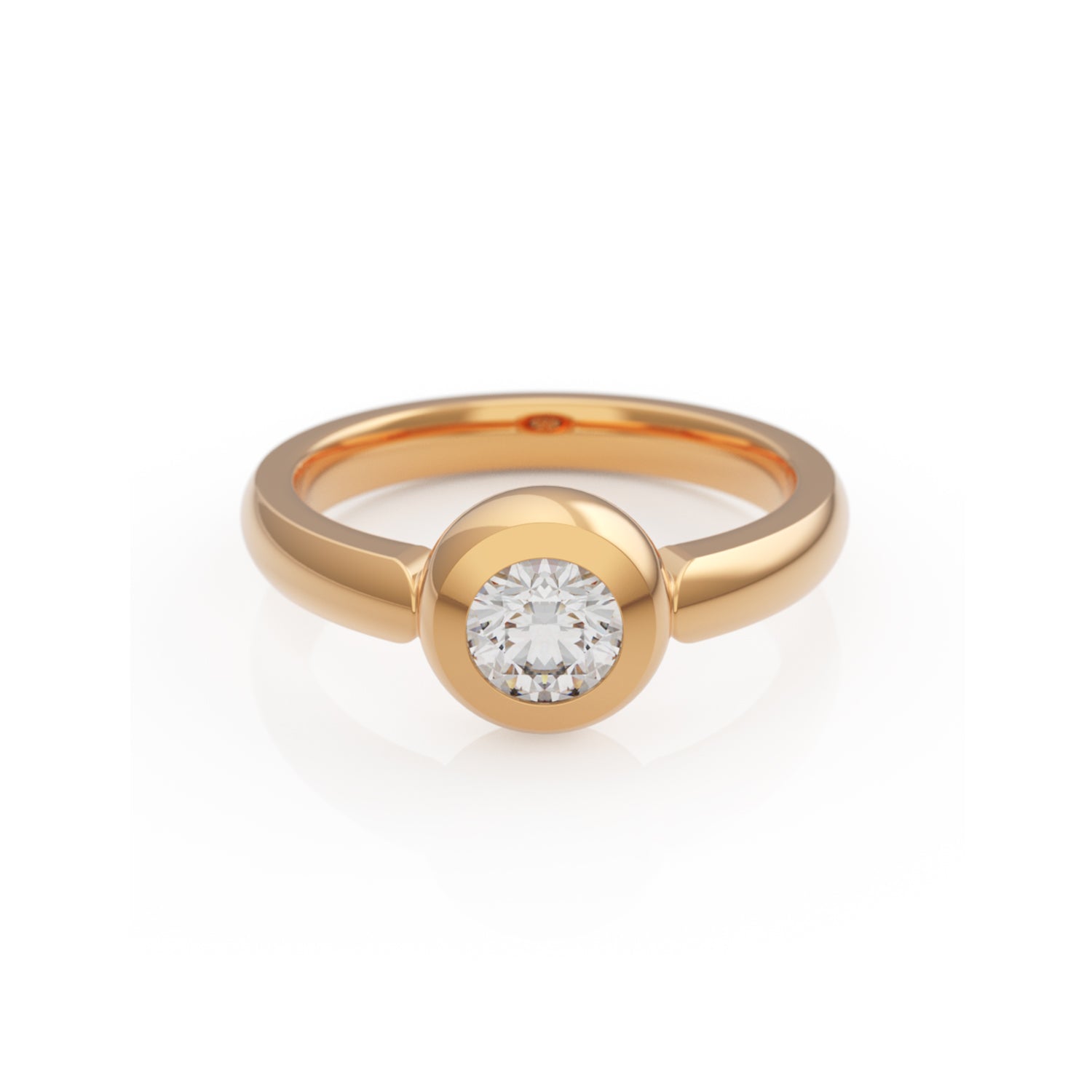 Verlobungsring Larina in Roségold 14 Karat (585)