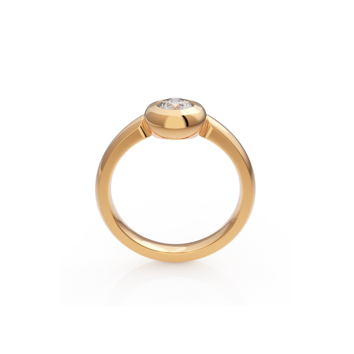 Verlobungsring Larina in Roségold 14 Karat (585)