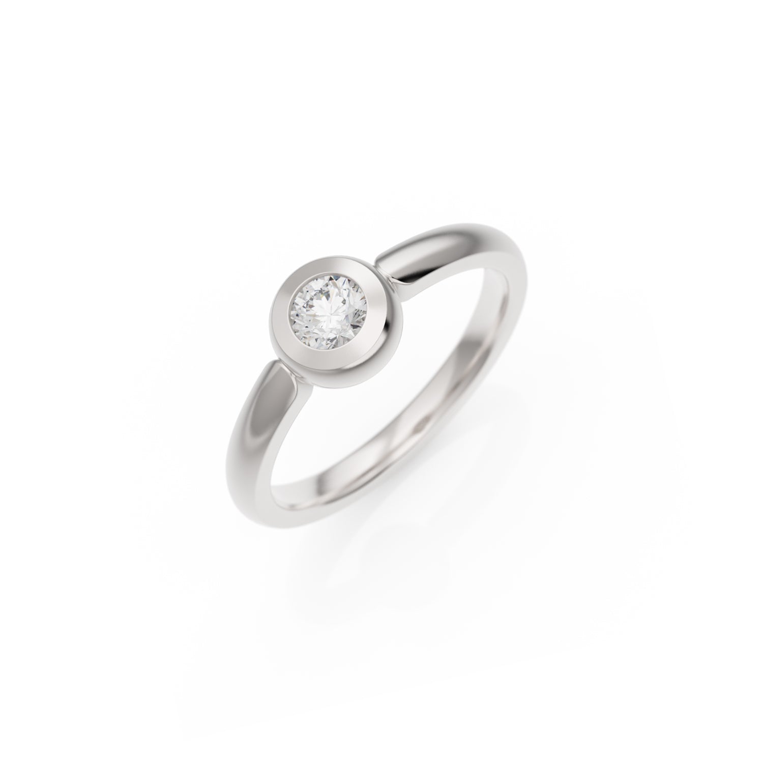 Verlobungsring Larina in Platin (950) mit 0,30 ct Lab-Grown-Diamant