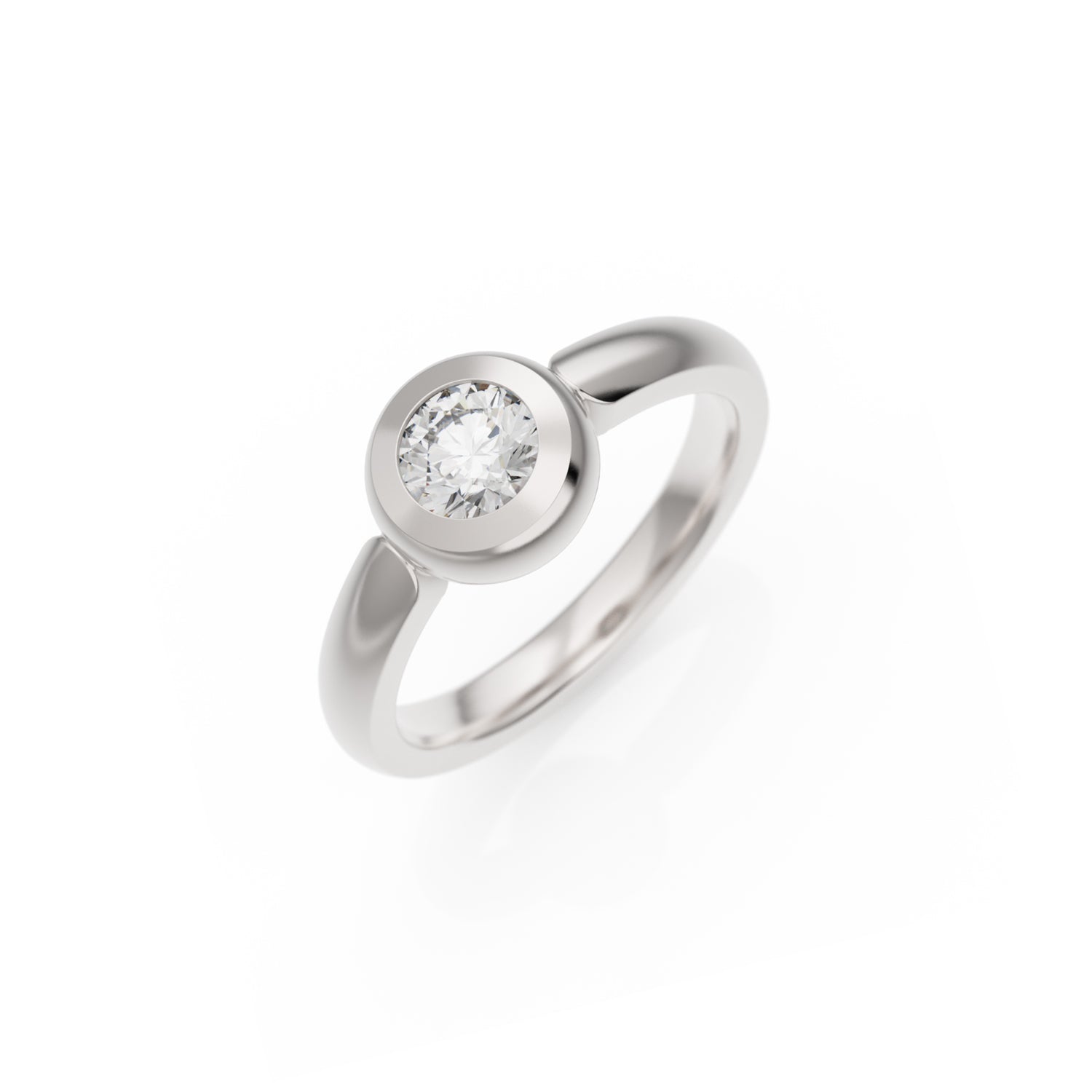 Verlobungsring Larina in Platin (950)