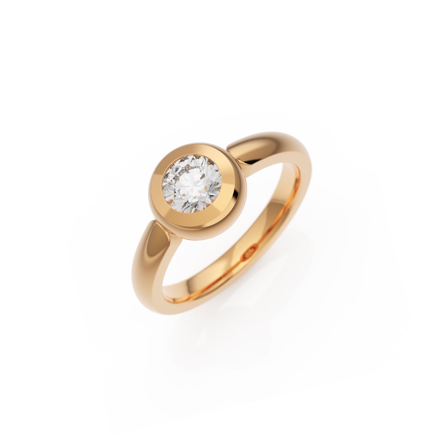 Verlobungsring Larina in Roségold 14 Karat (585)