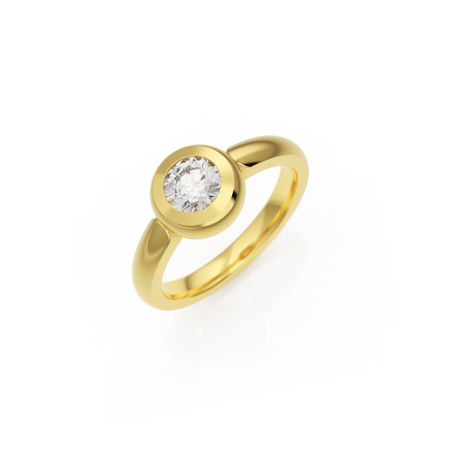 Verlobungsring Larina in Gelbgold 14 Karat (585)