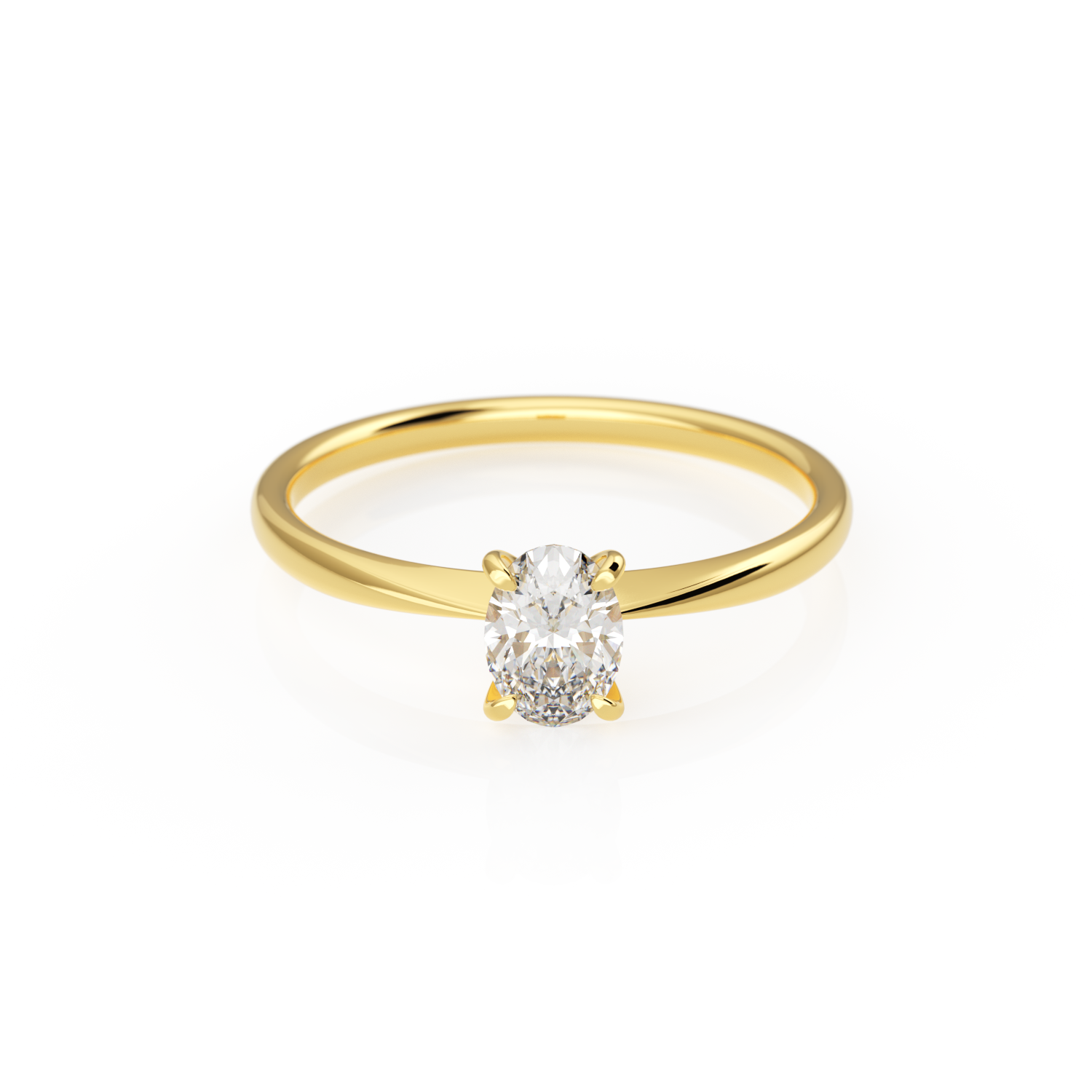 Verlobungsring Georgina – Gelbgold 18 Karat (750)