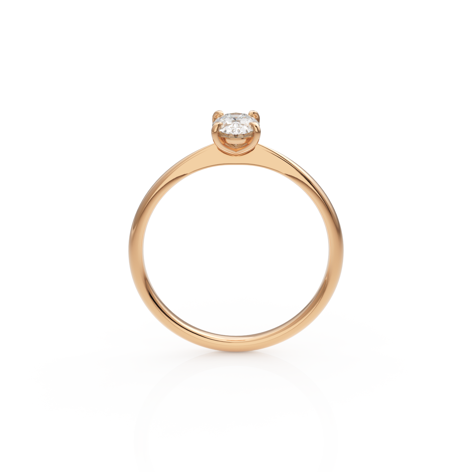 Verlobungsring Georgina Lab-Grown – Roségold 14 Karat (585)