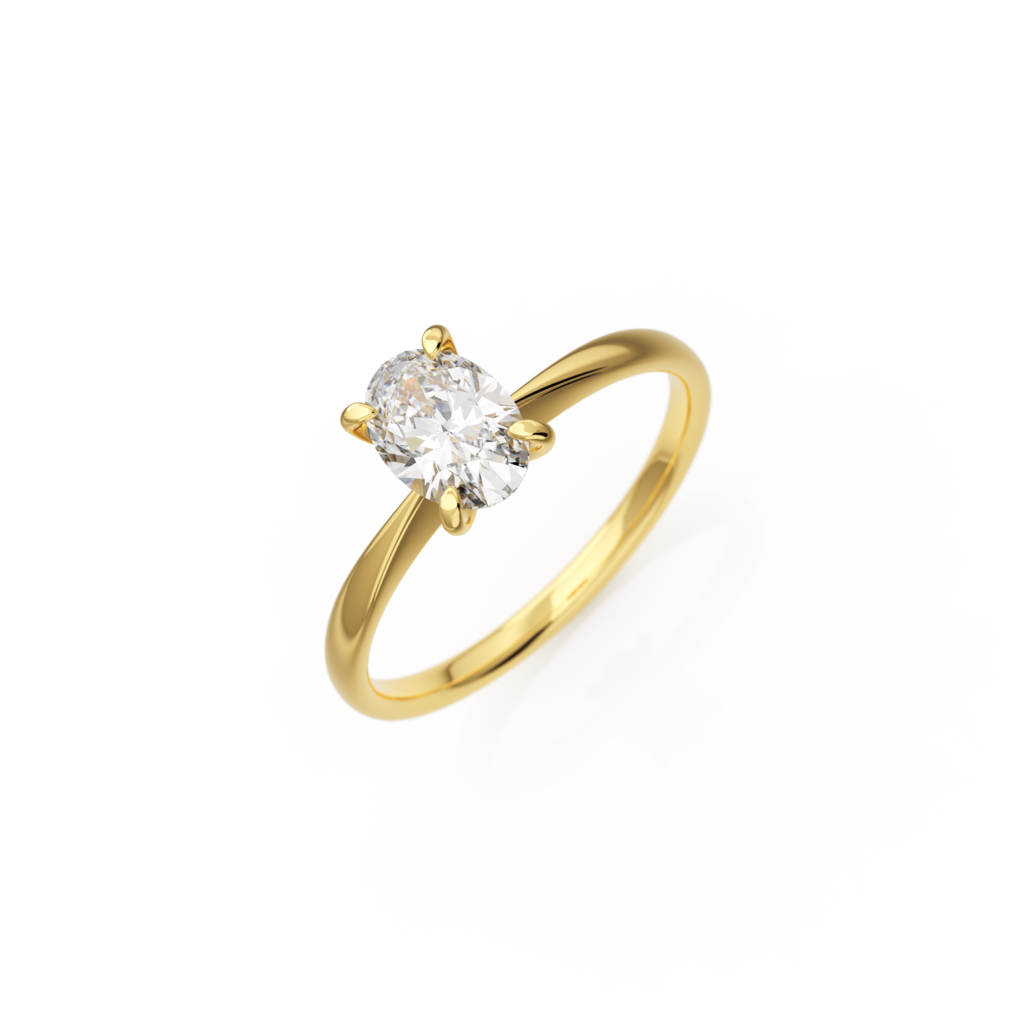 Verlobungsring Georgina – Gelbgold 18 Karat (750)