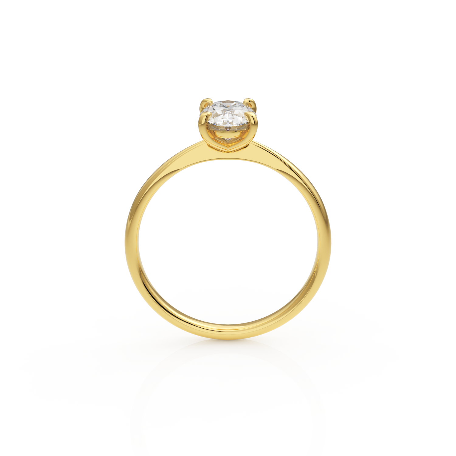 Verlobungsring Georgina Lab-Grown – Gelbgold 14 Karat (585)