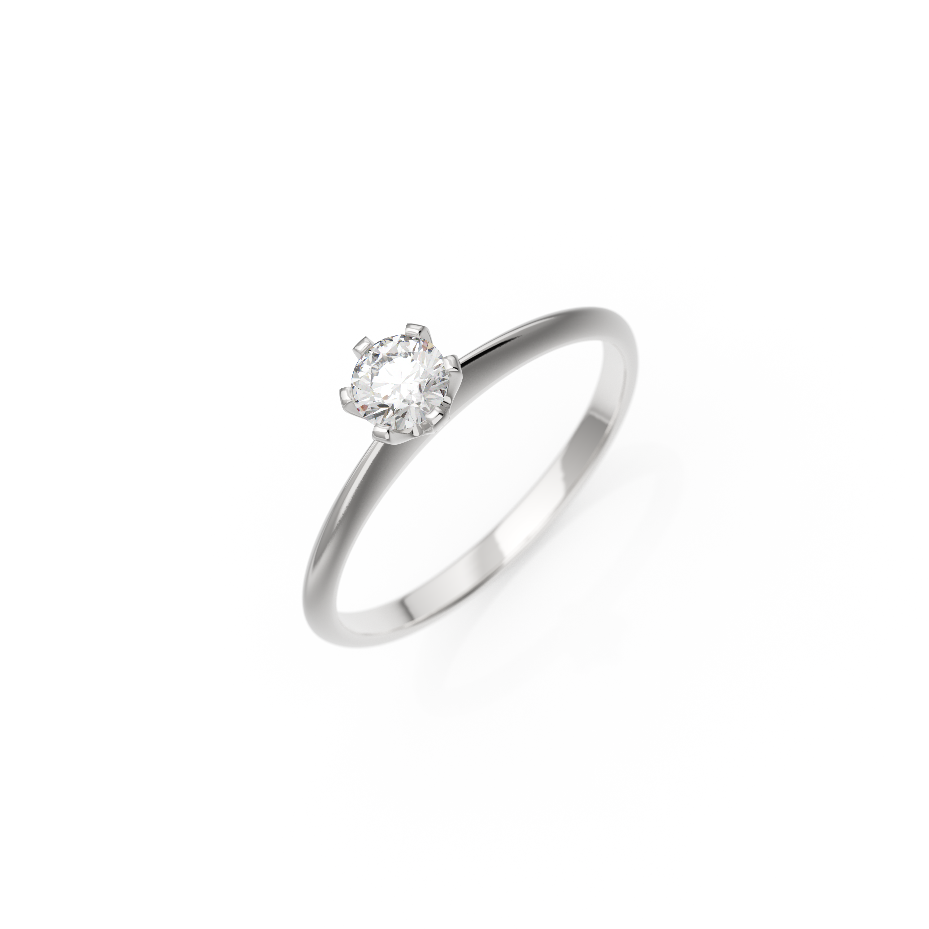 Verlobungsring Emilia in Platin (950) mit 0,20 ct Brillant
