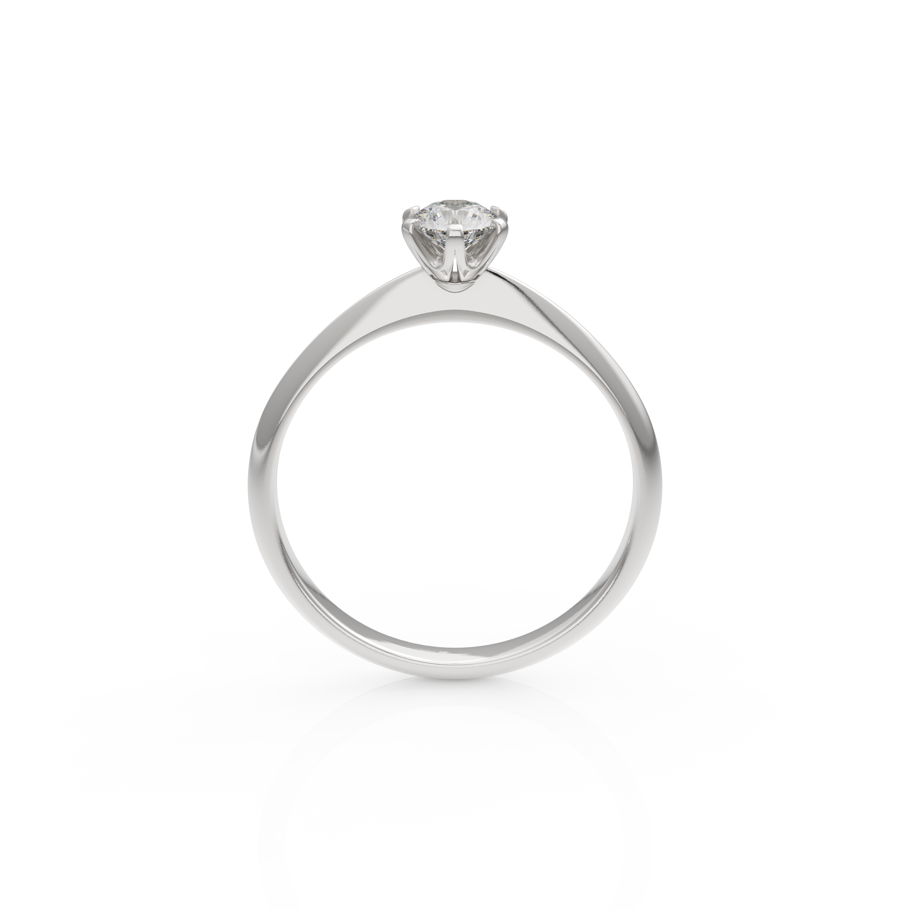 Verlobungsring Emilia in Platin (950) mit Lab-Grown-Diamant