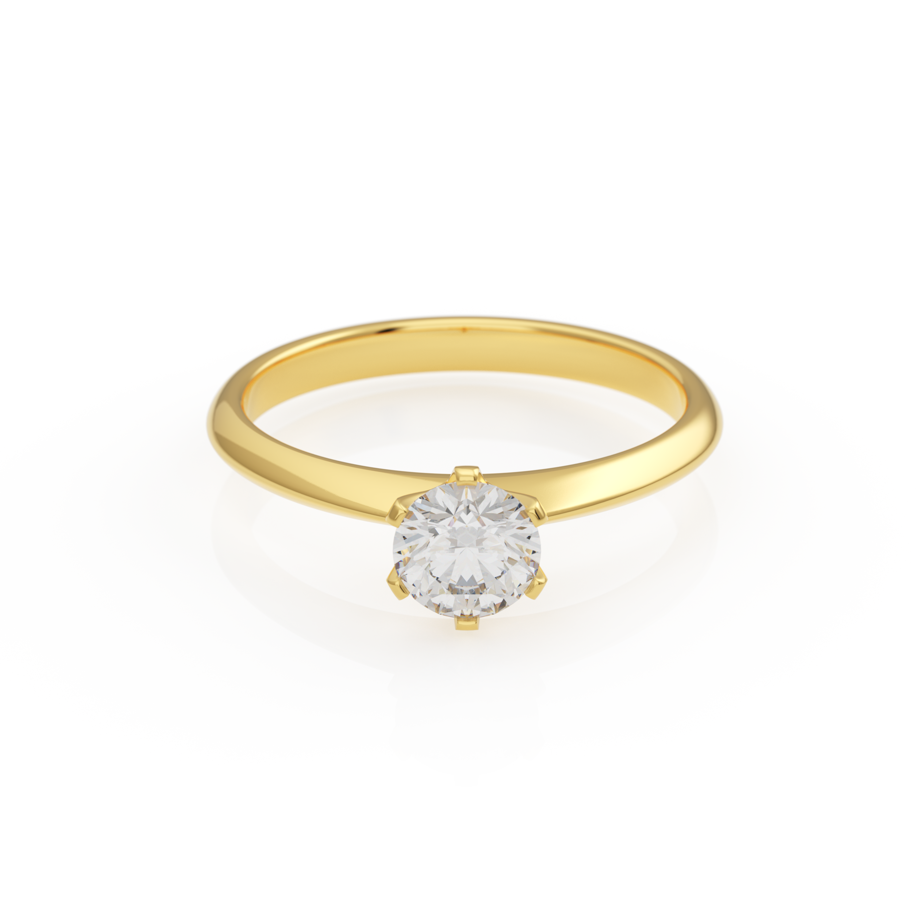 Verlobungsring Emilia in Gelbgold 18 Karat (750) mit Lab-Grown-Diamant