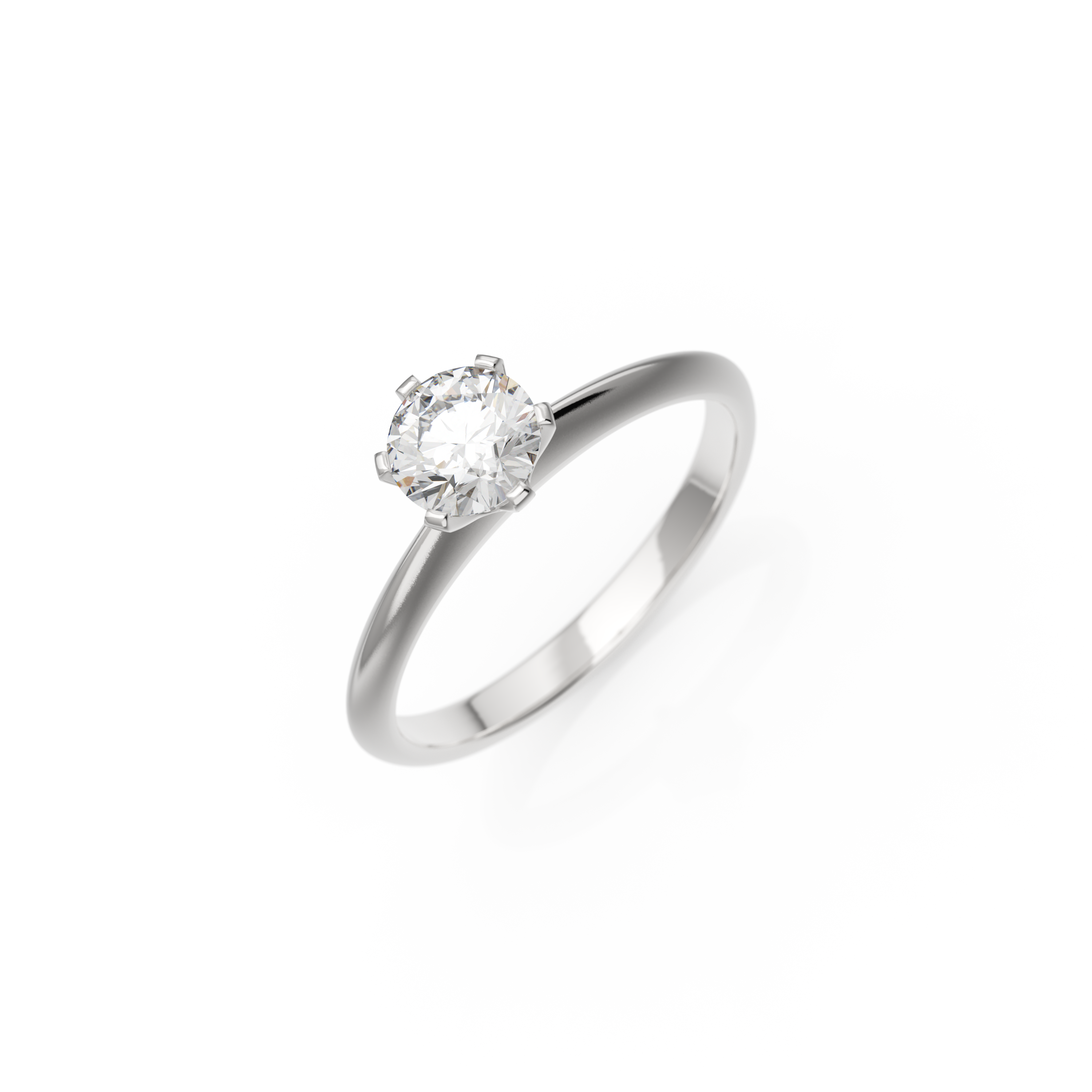 Verlobungsring Emilia in Weißgold 18 Karat (750) mit 0,50 ct Brillant