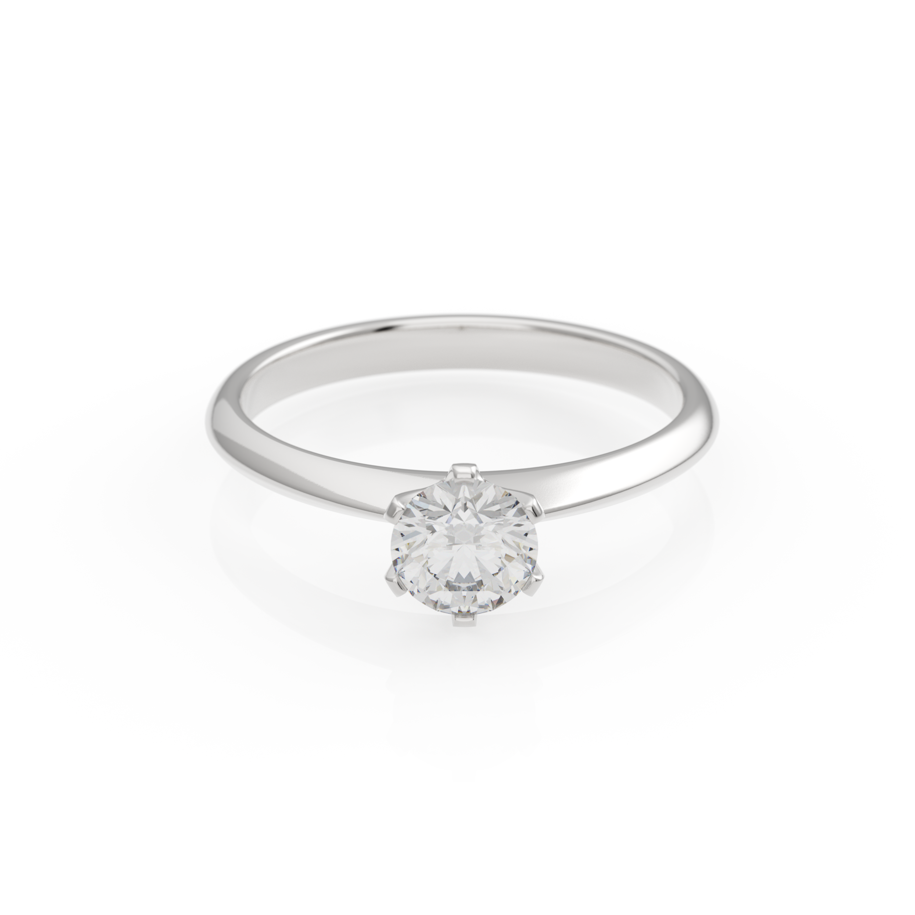 Verlobungsring Emilia in Weißgold 18 Karat (750) mit Lab-Grown-Diamant