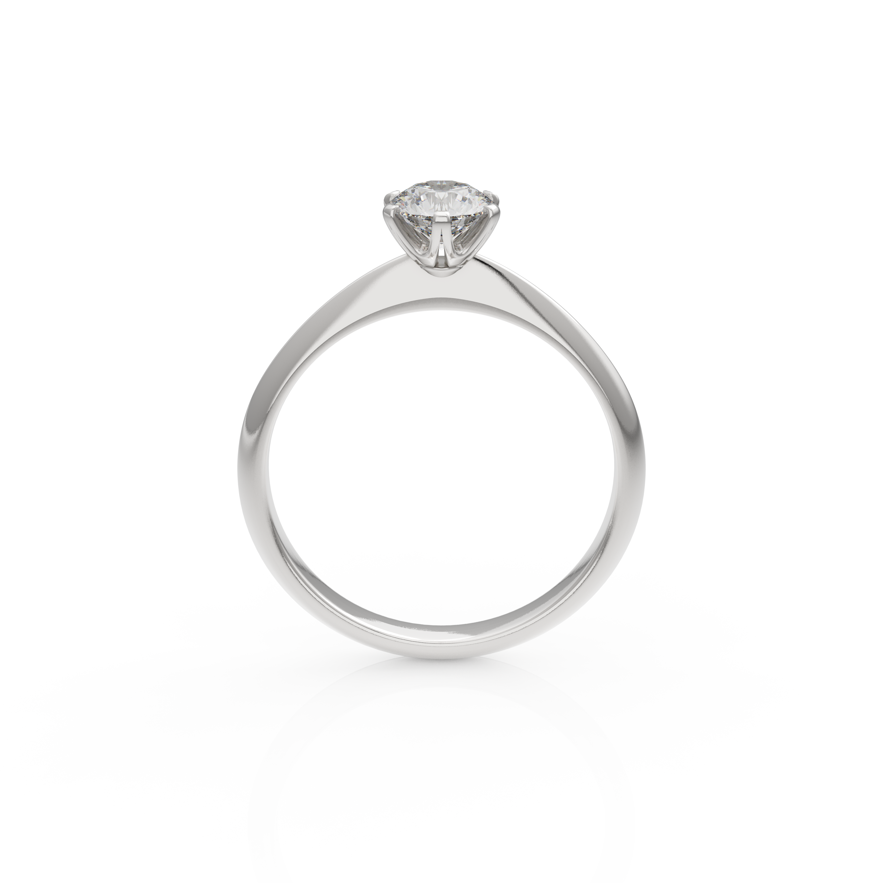 Verlobungsring Emilia in Weißgold 14 Karat (585)