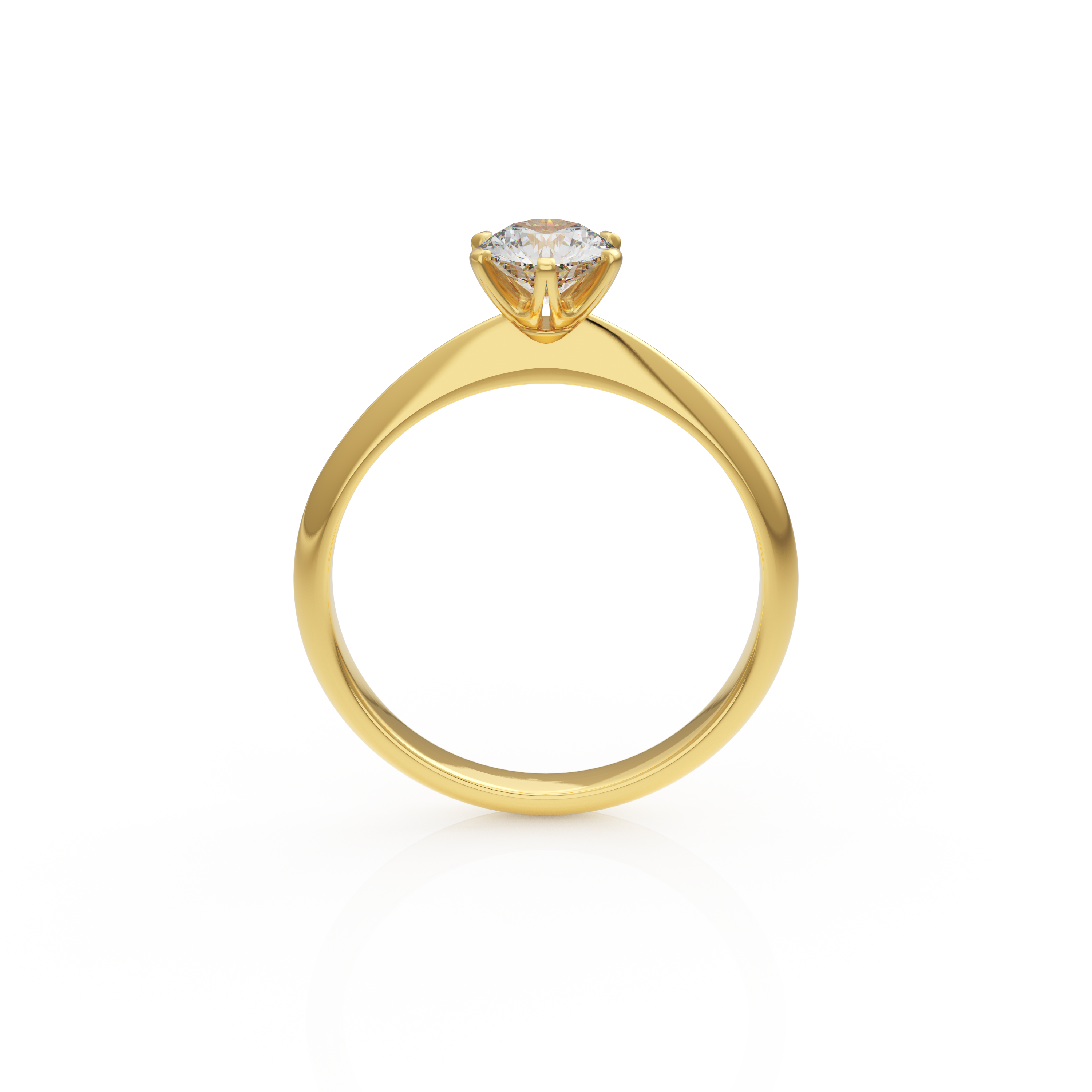 Verlobungsring Emilia in Gelbgold 14 Karat (585) mit Lab-Grown-Diamant