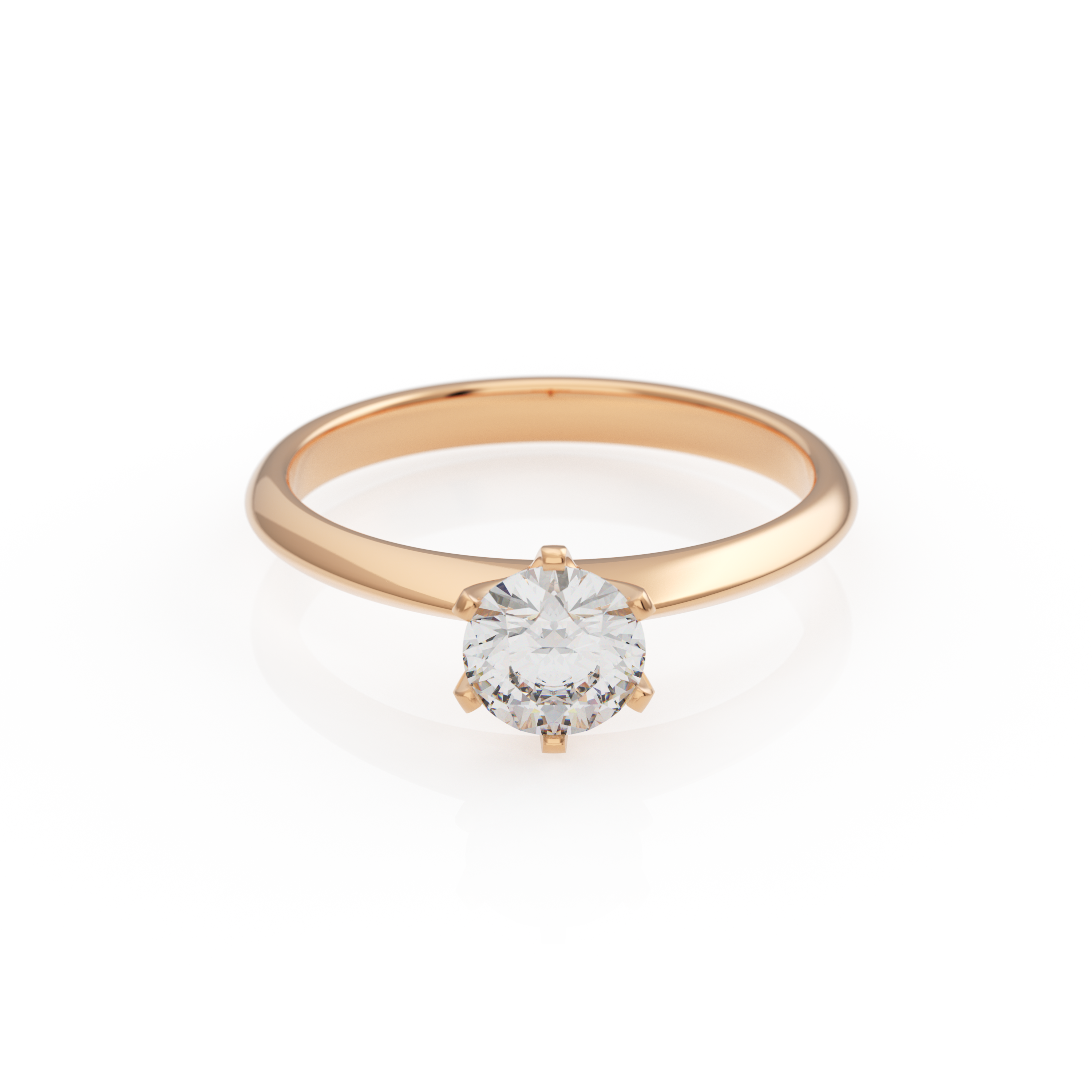 Verlobungsring Emilia in Roségold 18 Karat (750) mit Lab-Grown-Diamant