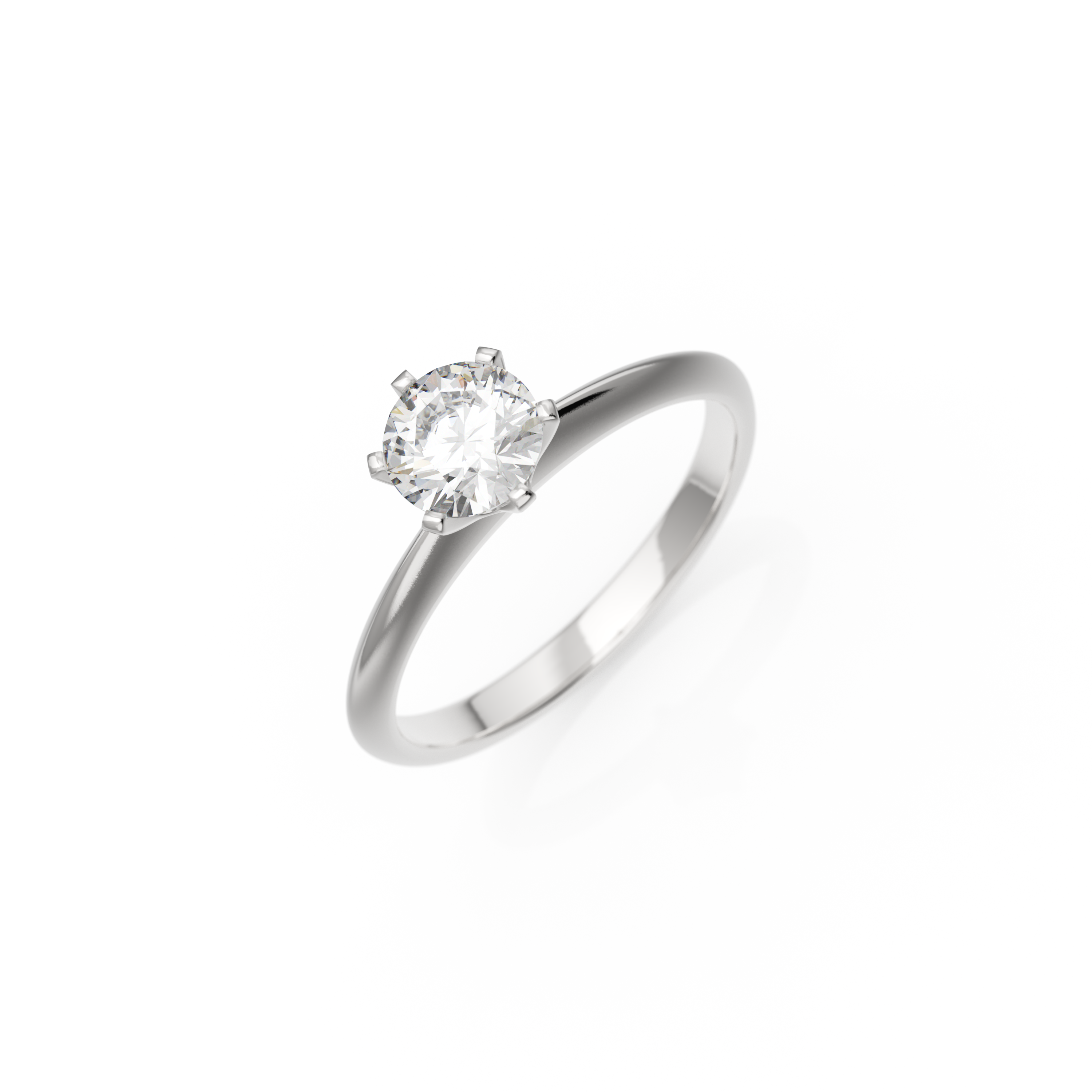 Verlobungsring Emilia in Platin (950) mit 0,60 ct Lab-Grown-Diamant