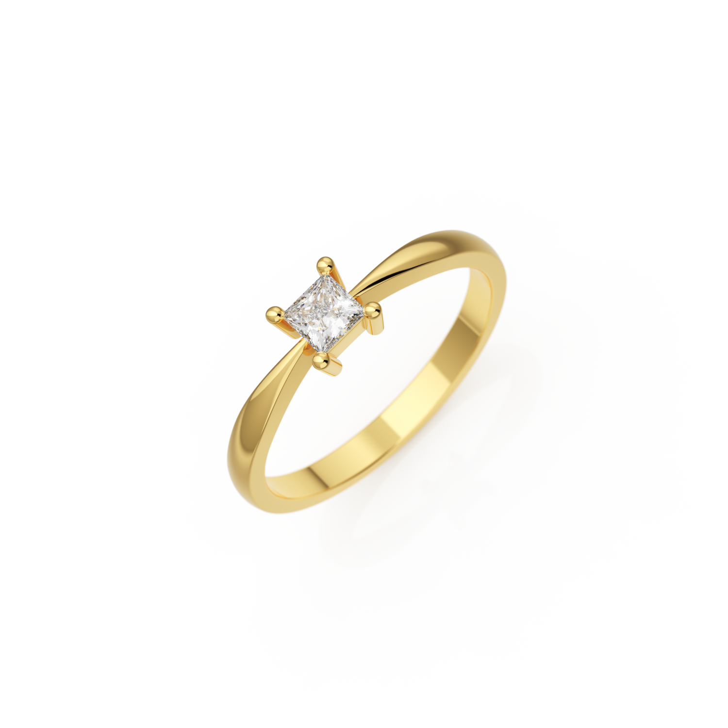 Princess engagement ring