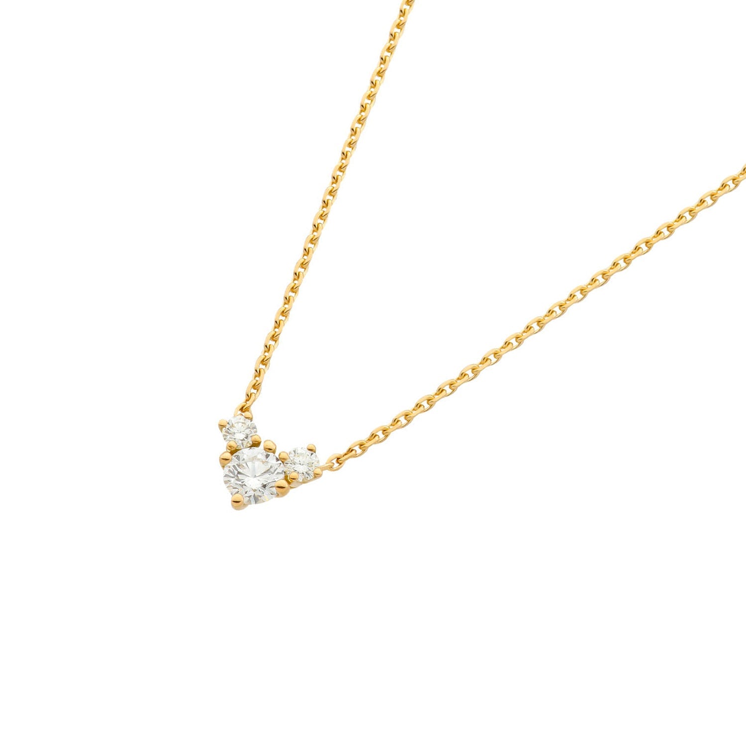 Collier Trilogy in Gelbgold 14 Karat (585)