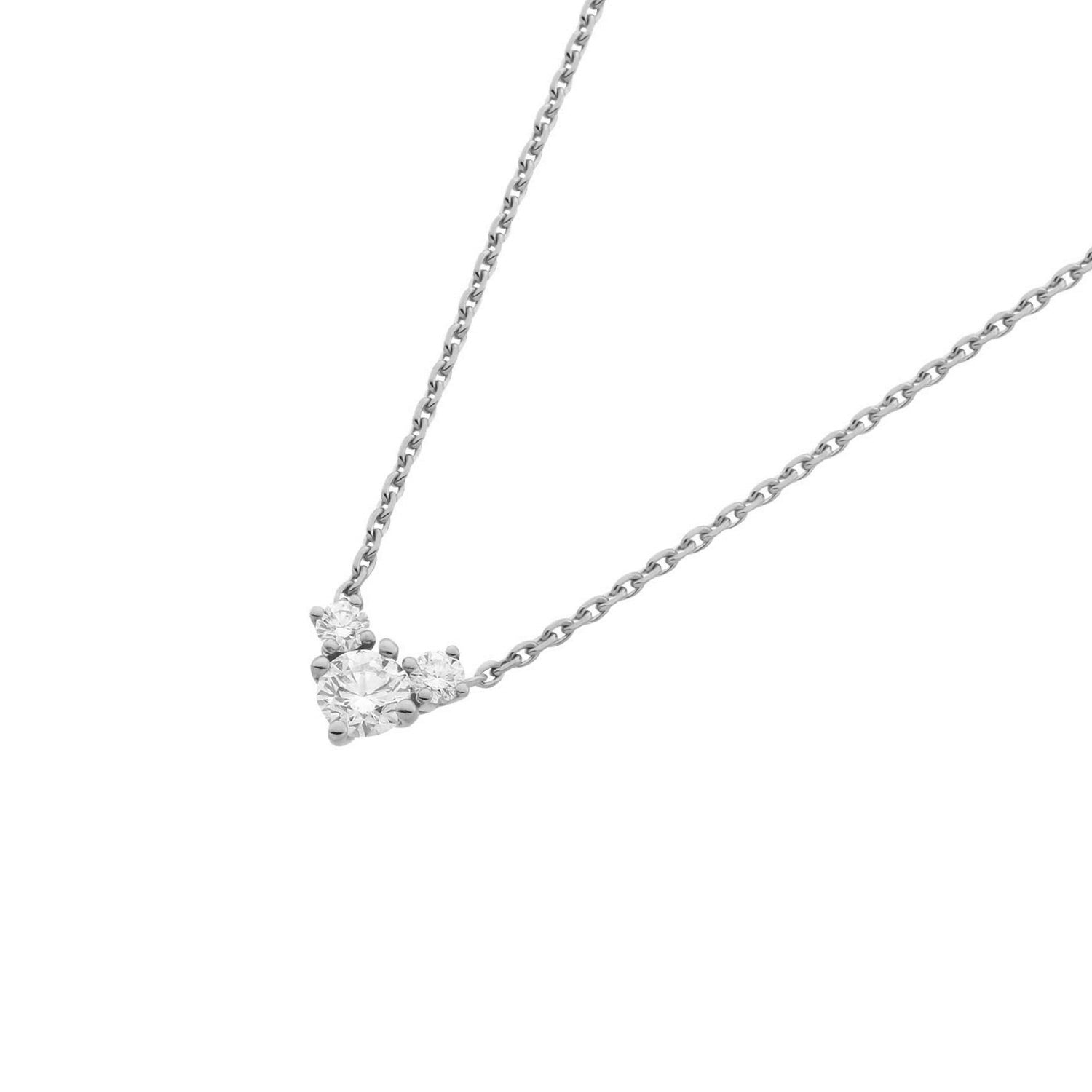 Collier Trilogy in Weißgold 14 Karat (585)