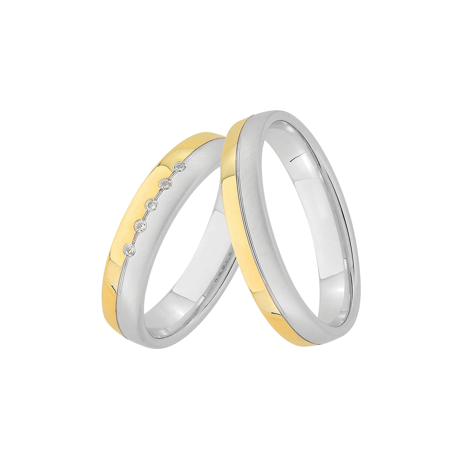 Wedding ring set Yaira