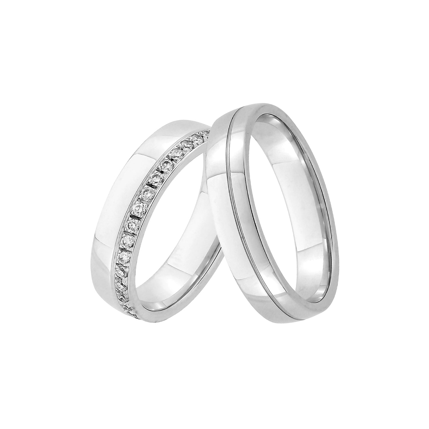 Wedding ring set Zafrina