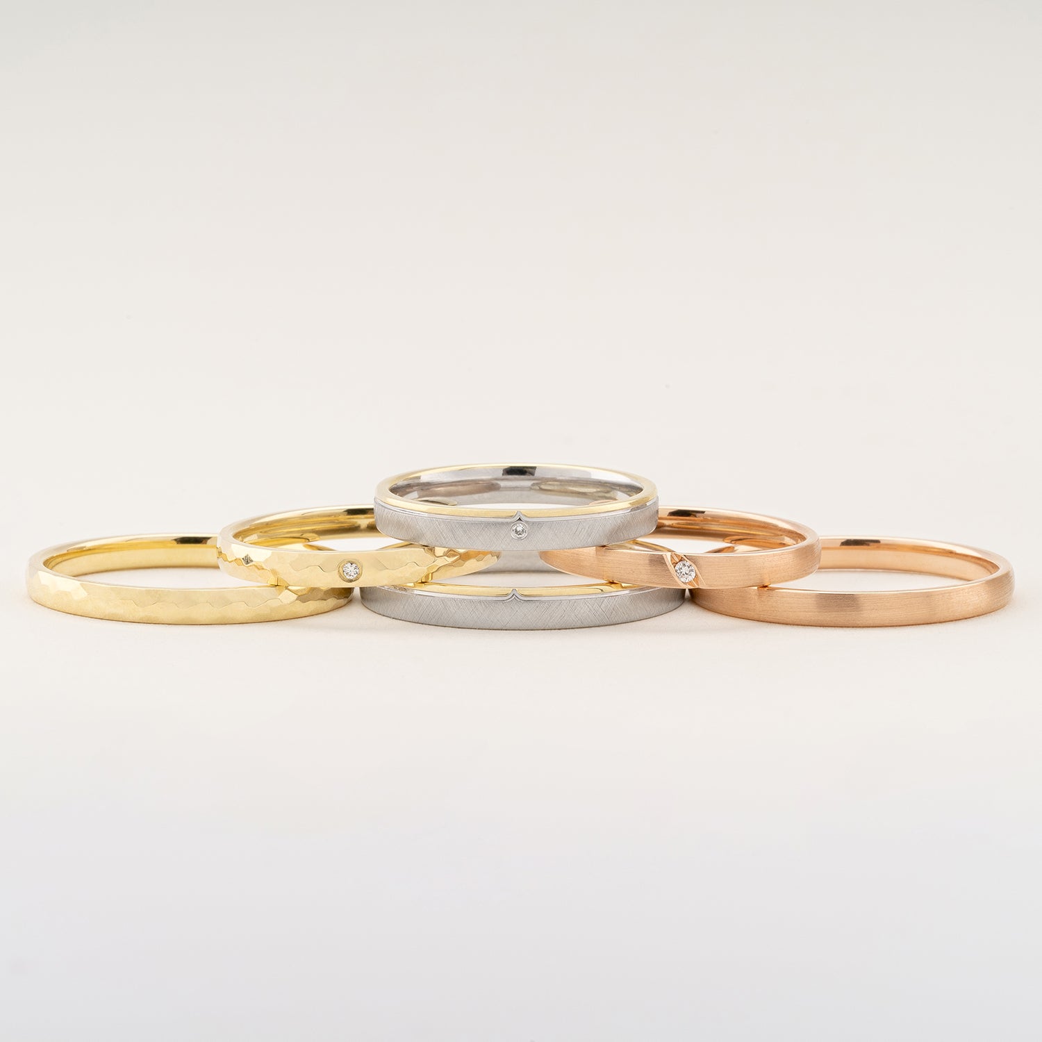 wedding ring set Fine Line