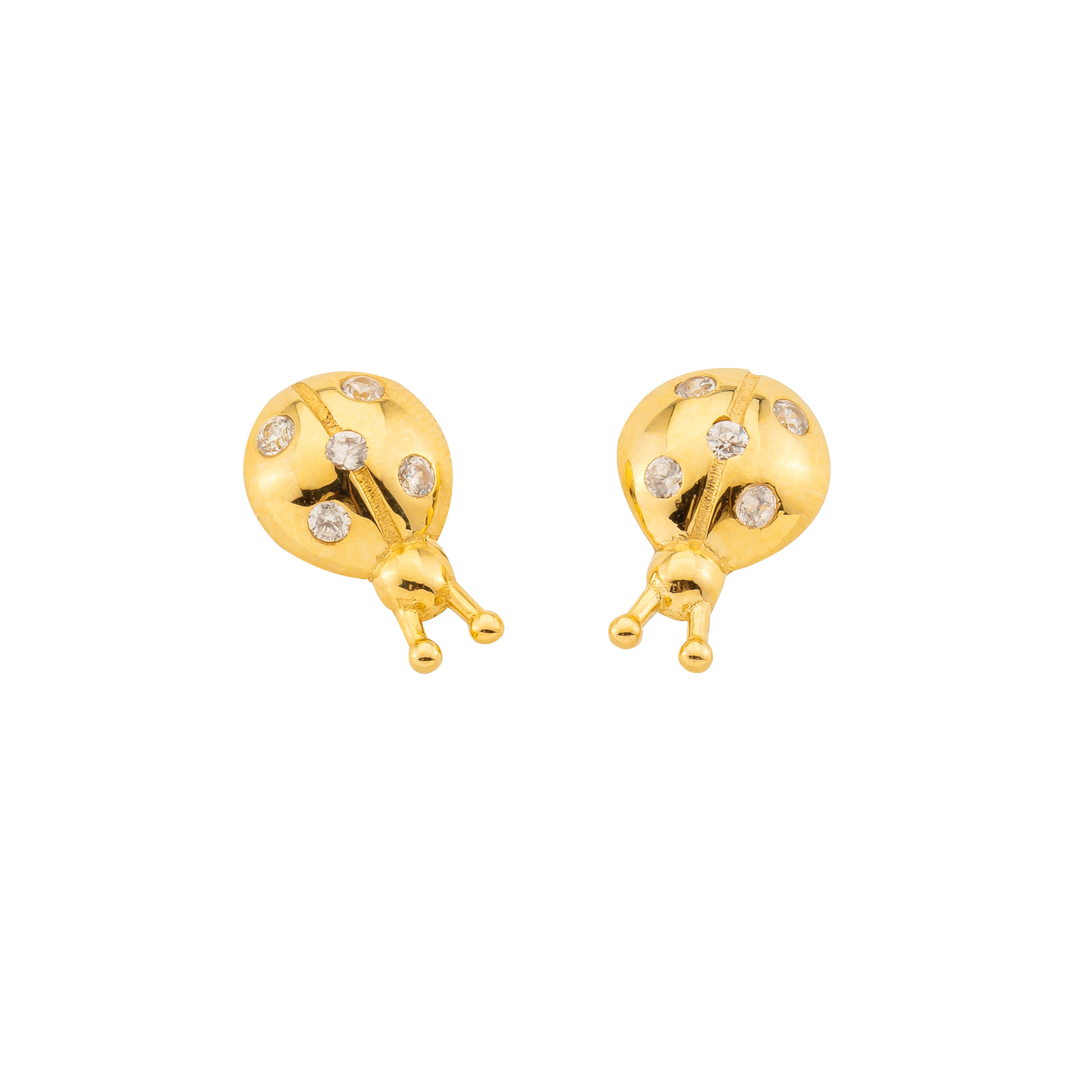 Stud earrings beetle Juliet