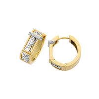 Hoop earrings Amber