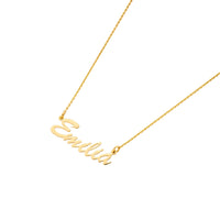 Name Necklace Gold