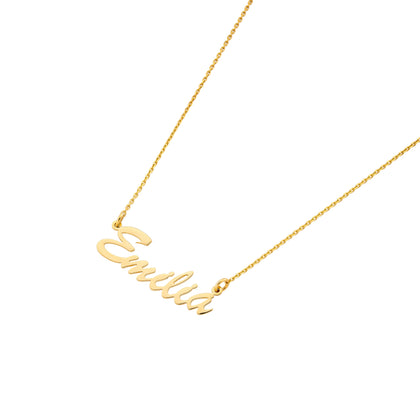 Namenskette Gold